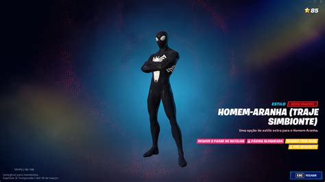 Fortnite Como Obter A Skin Do Homem Aranha Traje Simbionte No Jogo