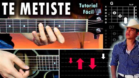 Te Metiste Ariel Camacho GUITARRA Tutorial Acordes YouTube