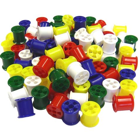 Assorted Colour Cotton Reels 50 Pack Gompels Care And Education Supplies