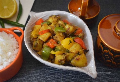 Shimla Mirch Ki Sabji Aloo Capsicum Recipe Potato And Capsicum