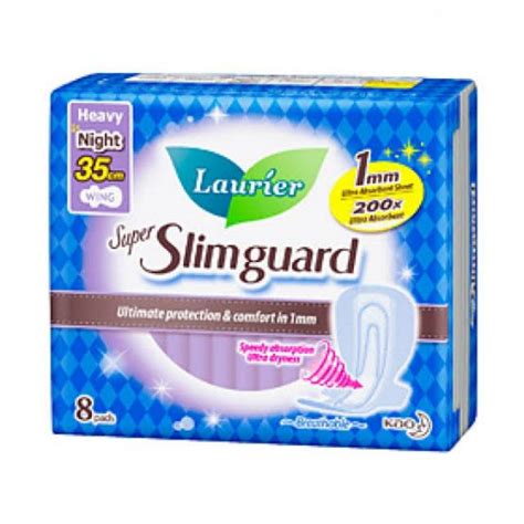 Laurier Slimguard Night 35 Cm 8s Shopee Indonesia