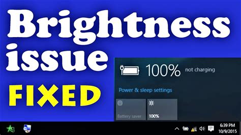 Windows Brightness Control Not Working Fix How To Fix Brightness