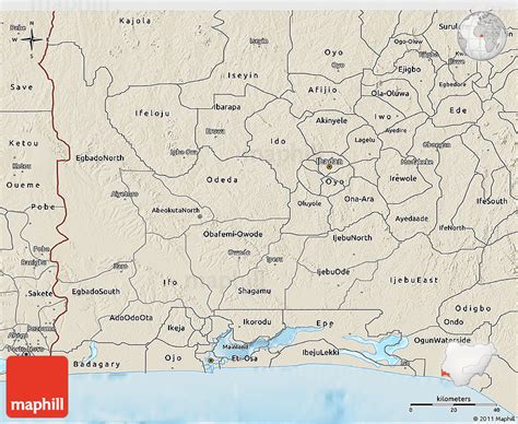 Detailed Map Of Ogun State