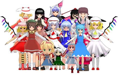 My All Touhou Models Part 2 By Scarletsister On Deviantart