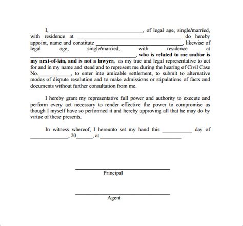 FREE 8 Special Power Of Attorney Forms In PDF Word