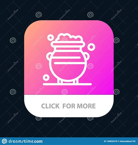 Fortune, Gold, Luck, Metal, Money Mobile App Button. Android and IOS