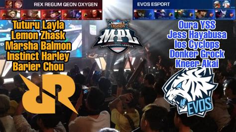 EVOS VS RRQ ELCLASICO JADUL MPL SEASON 1 MATCH 1 YouTube