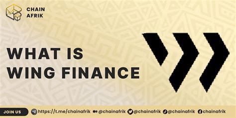 wing finance  defi   promising  chain afrik