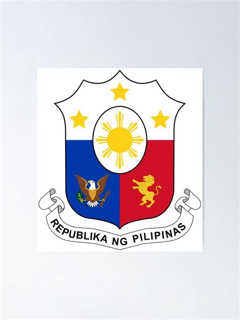 "Philippines Coat of Arms" Poster for Sale by wtafro | Redbubble