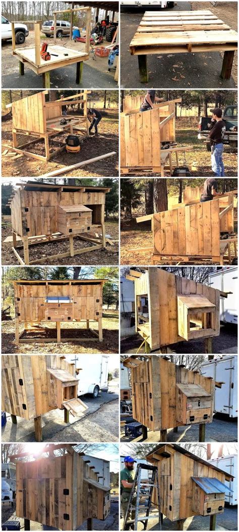 Homesteading Wooden Pallets Chicken Coop Diy Project The Homestead