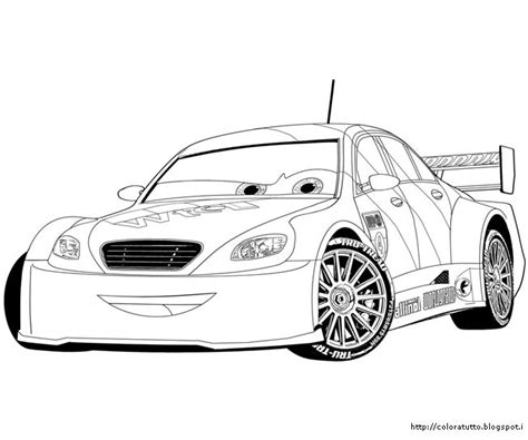 Cars 2 Disegno Da Colorare N14