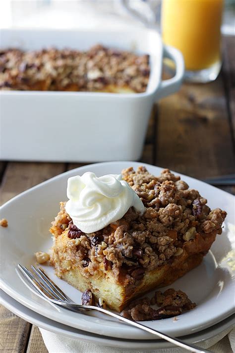 Pumpkin Spice French Toast Casserole The Cooking Jar