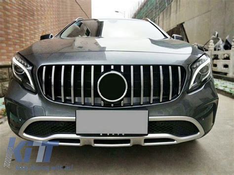 Front Grille Suitable For Mercedes Gla Class X Facelift Up Gt