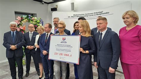 Białostockie Centrum Onkologii otrzymało ponad 230 milionów złotych