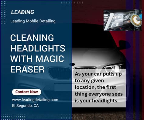 Cleaning Headlights With Magic Eraser As Your Car Pull Flickr