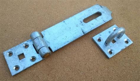 Inch Safety Pattern Hasp And Staple Galvanised Gate Fittings Direct