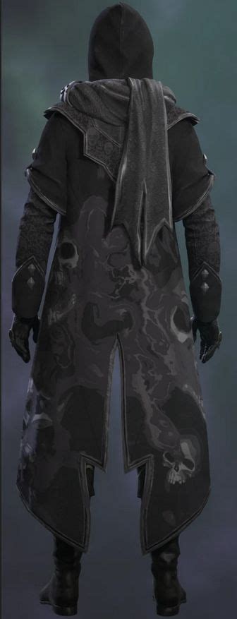 Dark Arts Deluxe Robe And Scarf Black White Recolor Hogwarts