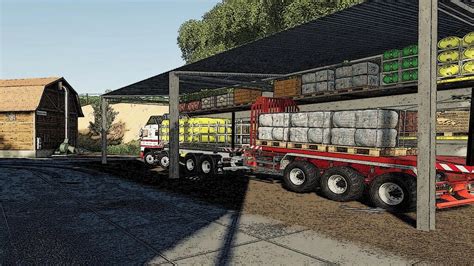 FS19 Warehouse Of Products On Pallets V1 0 Farming Simulator 2025 Mod