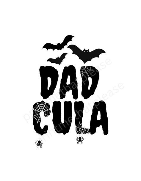 Dadcula Svg Dadcula Png Halloween Svg Halloween Digital Download Etsy