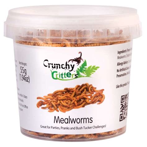 Mealworms – 55 grams – Crunchy Critters