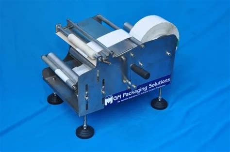 Manual Label Applicator Machine at Rs 28000 | लेबल एप्लिकेटर - Gm Packaging Solutions, Chennai ...