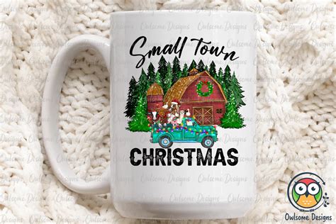 Small Town Christmas Png Sublimation By Owlsome Designs Thehungryjpeg