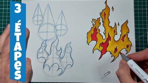 Comment Dessiner Des Flammes Facilement Etape Par Etape YouTube