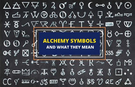 Popular Alchemy Symbols and Their Meanings - Symbol Sage