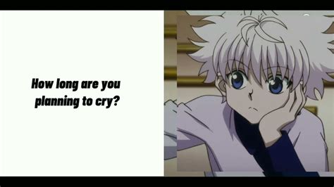 Killua X Listener Helping You After A Break Up Youtube