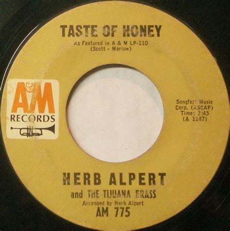 Herb Alpert And The Tijuana Brass Taste Of Honey Rd Man Theme