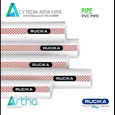 Jual PIPA PVC RUCIKA STANDART AW 4 INCH Medan Indo Baja Energi