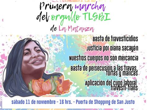 Florencia Guimaraes Garcia Primera Marcha Del Orgullo Tlgbi De La Matanza