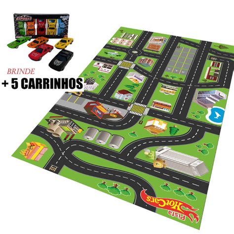 Pista Para Hot Wheels Cidade P Carrinhos X Cm Tpi Elo