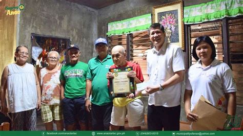 Awarding Of Centenarian Cash Gift