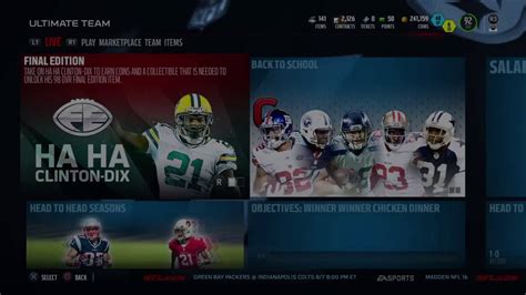 Madden NFL 16 Ultimate Team Pack Opening Flashback Pack Opening YouTube