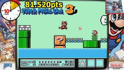 Super Mario Bros 3 Y Los 81520 Puntos En 10 Minutos 🥇 Gameplay Nes En