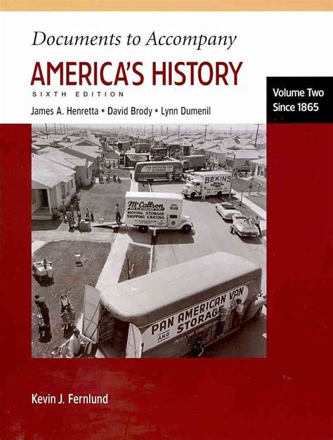 America A Concise History 4e V2 And Documents To Accompany Americas History 6e V2