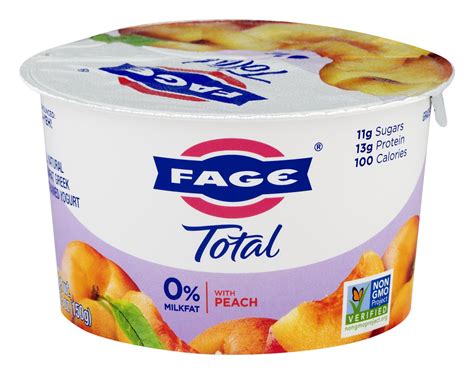 Fage Total Peach Greek Yogurt 53 Oz Shipt