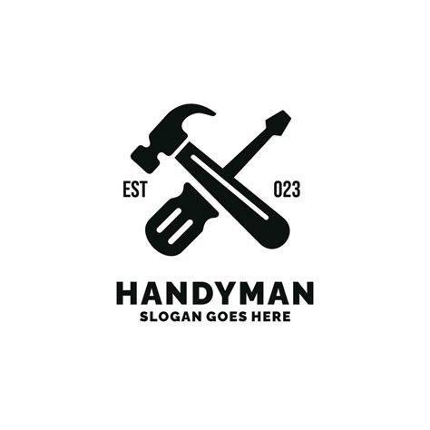 Handyman Logo Design Vector Illustration 27716066 Vector Art At Vecteezy