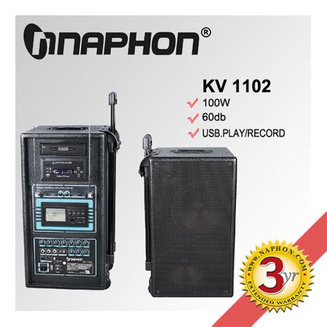 Wireless Outdoor PA System KV 1102 - Portable Amplifier and Usb Speaker ...