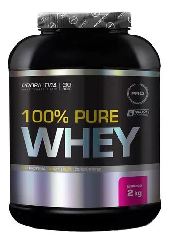 Suplemento Em Pó Probiótica 100 Pure Whey Proteínas 100 Pure Whey