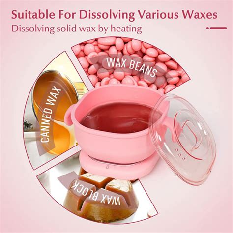 Wax Warmer Portable Silicone Wax Warmer Ml Foldable Wax Heater Hair