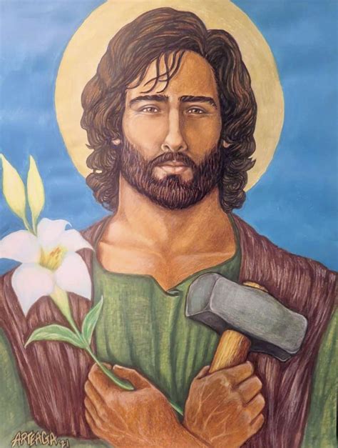 Catholic Religion Catholic Art Juan Pablo Ii St Joseph Faith Man