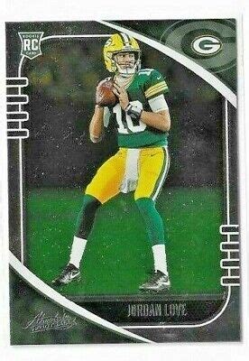 Jordan Love 2020 Panini Absolute Foil Rookie RC #162 | eBay