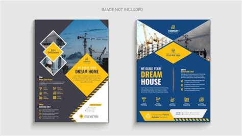 Premium Vector Construction Flyer Poster Bundle A Corporate Flyer