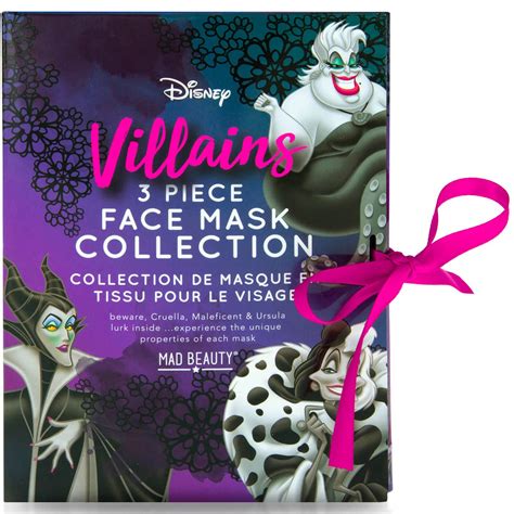 Mad Beauty Disney Villains Sheet Face Mask Set Retro Vibes And