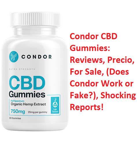 Condor CBD Gummies Reviews Precio For Sale Does Condor Work Or