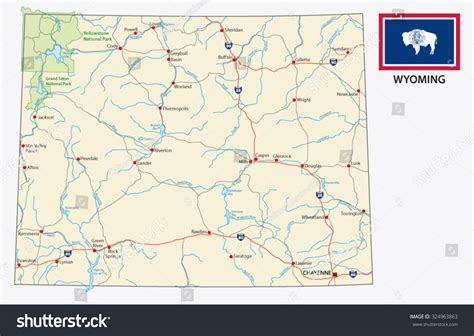 533 Wyoming Road Map Images, Stock Photos, 3D objects, & Vectors ...