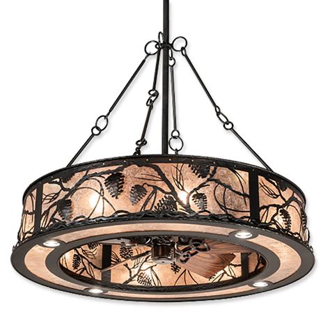 Black Wrought Iron Ceiling Fans | Shelly Lighting