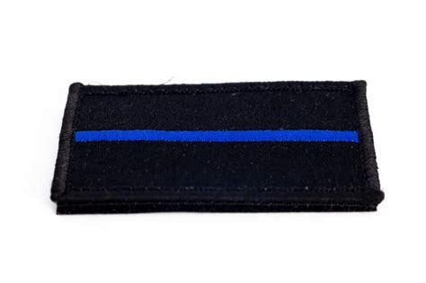 Velcro Patch Single Blue Line - Thin Blue Line UK